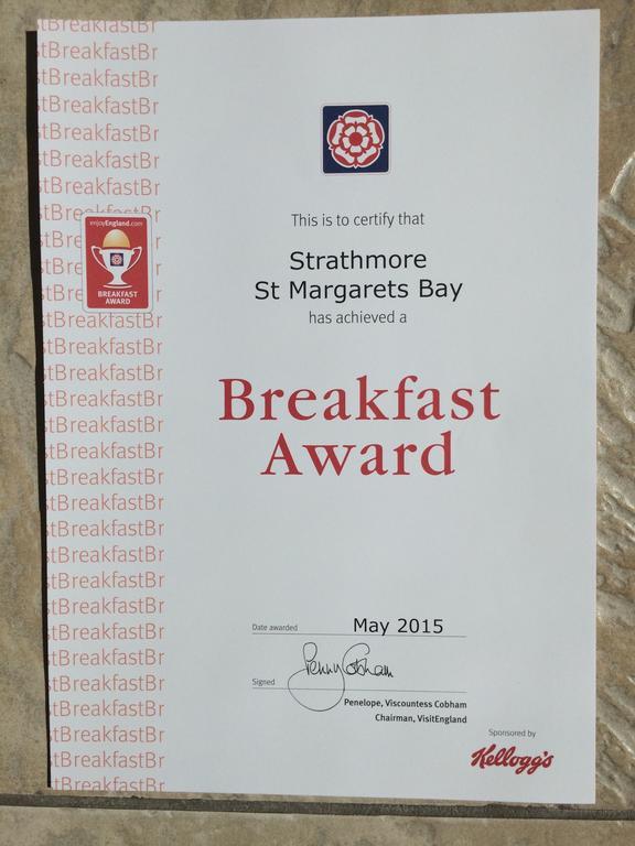 Strathmore Bed & Breakfast Дувр Экстерьер фото